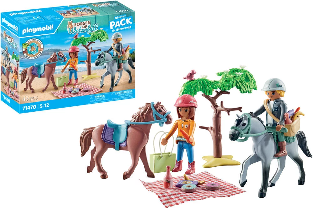 AMELIA ET BEN AVEC CHEVAUX - 71470