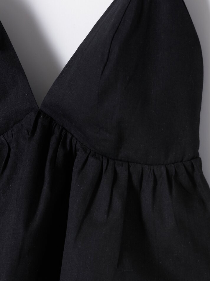Top com alça ajustável - Preto