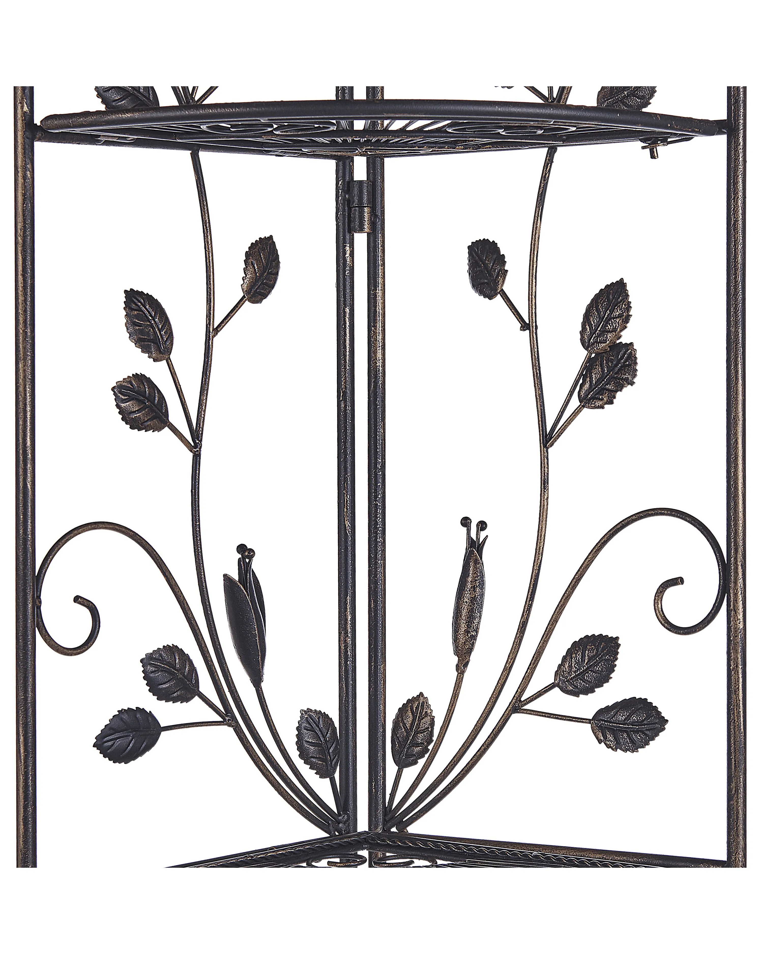 Hoekrek SIDERNO Metaal 35 cm 35 cm Zwart