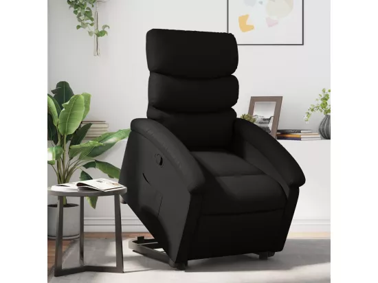 Fauteuil inclinable Noir Similicuir
