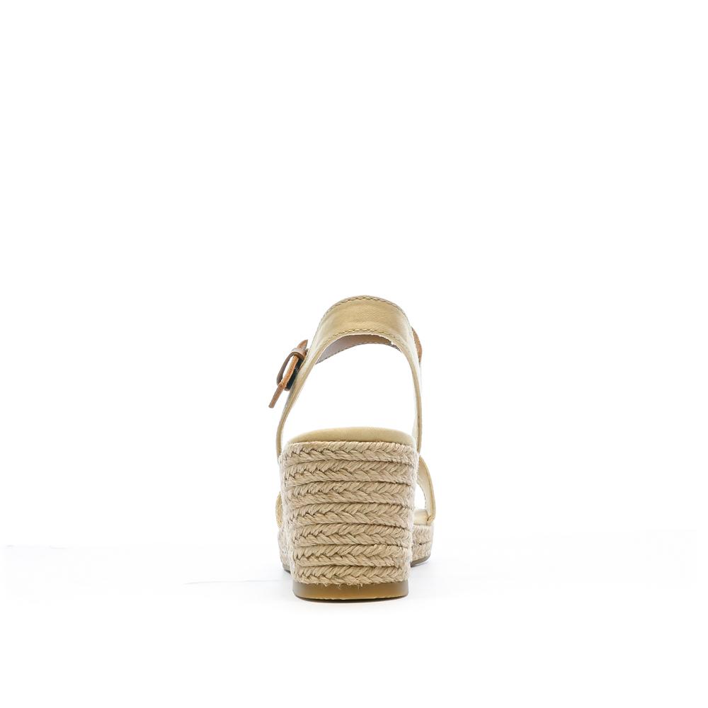 Tommy Hilfiger Sandales Beige Femme Tommy Hilfiger Webbing Wedge