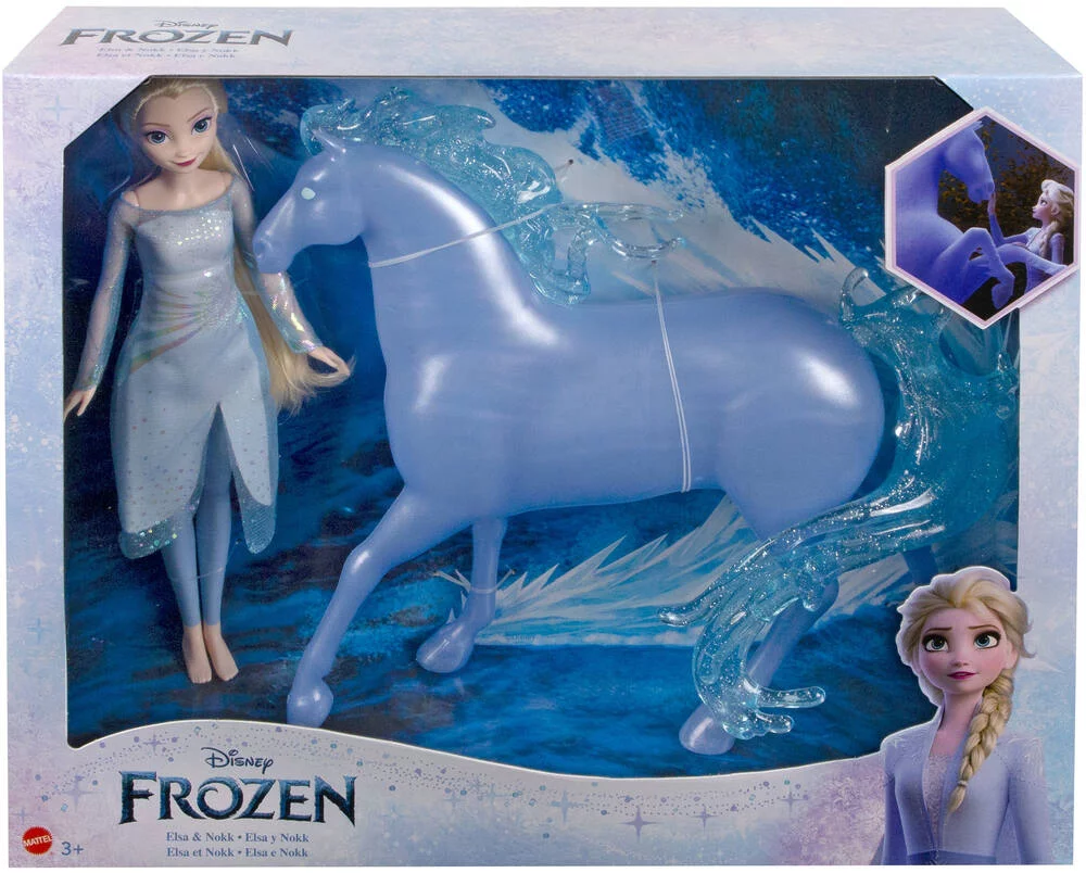 DISNEY FROZEN - LA REINE DES NEIGES 2 -FIGURINES  ELSA ET NOKK