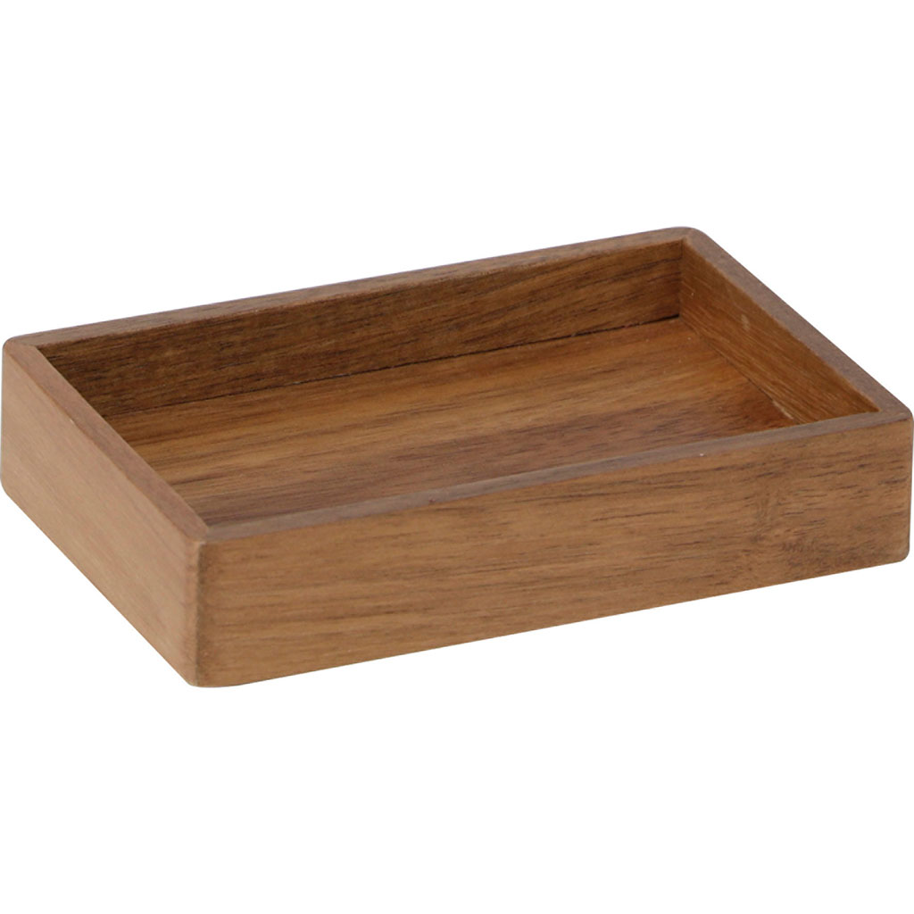 Porte-savon acacia 12.5x2.5x8cm