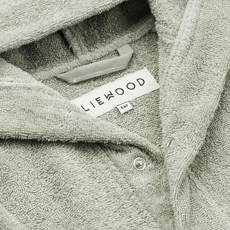 Liewood Lily Bear Bathrobe Dove blue