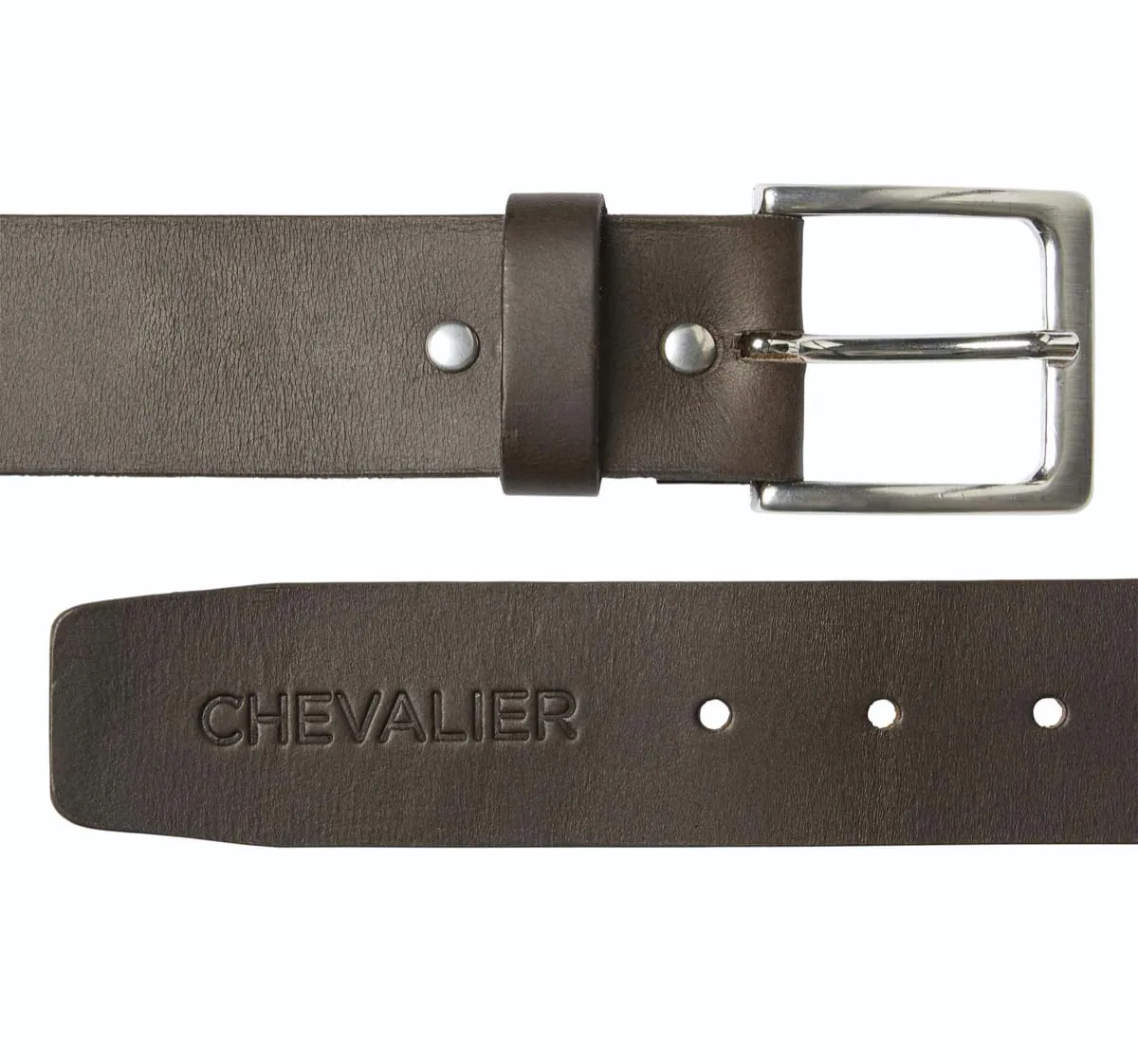 Chevalier Halton Leather Belt Leather Brown