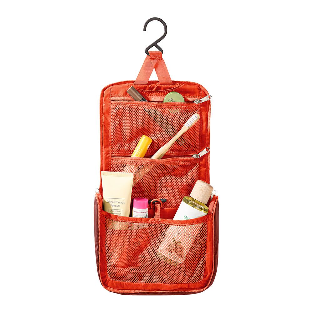 Deuter WASH CENTER LITE I 1.5L - Trousse de toilette papaya/redwood