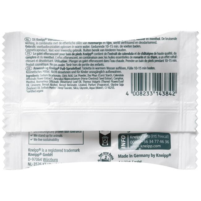 Kneipp Voetbadbruistablet Calendula Rozemarijn