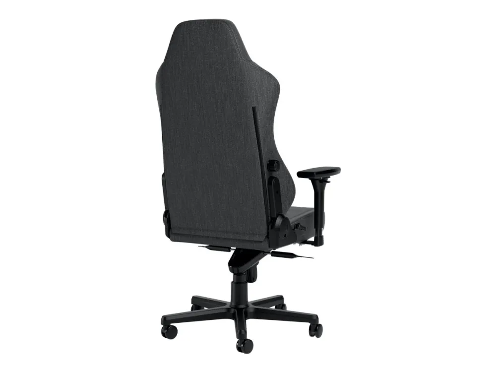 Noblechairs Hero TX - Stol - ergonomisk - armstøtter - T-formet - vippe - aluminium, polyurethan, tekstil, memory foam, polyuretan-læder, koldskum, stålramme - antracite