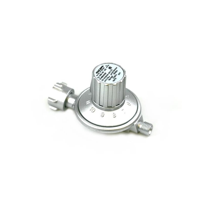 GOK Gasdruckregler 25-50mbar G.12 ->G 1/4 LH - 11 Stufen