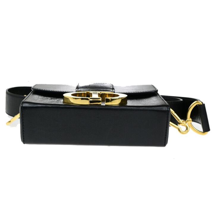 Dior Vintage Dior Trotter Crossbody Bag Black