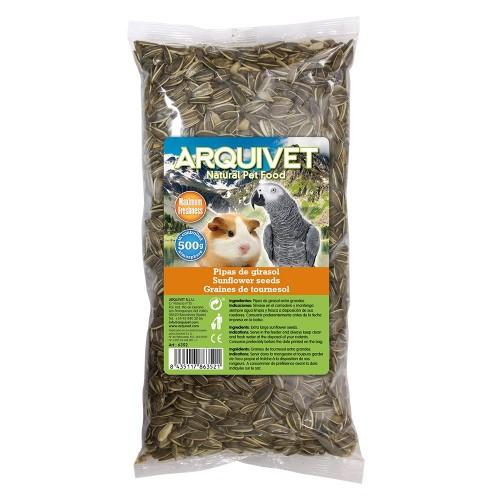 Sementes de girassol para pássaros e roedores Arquivet