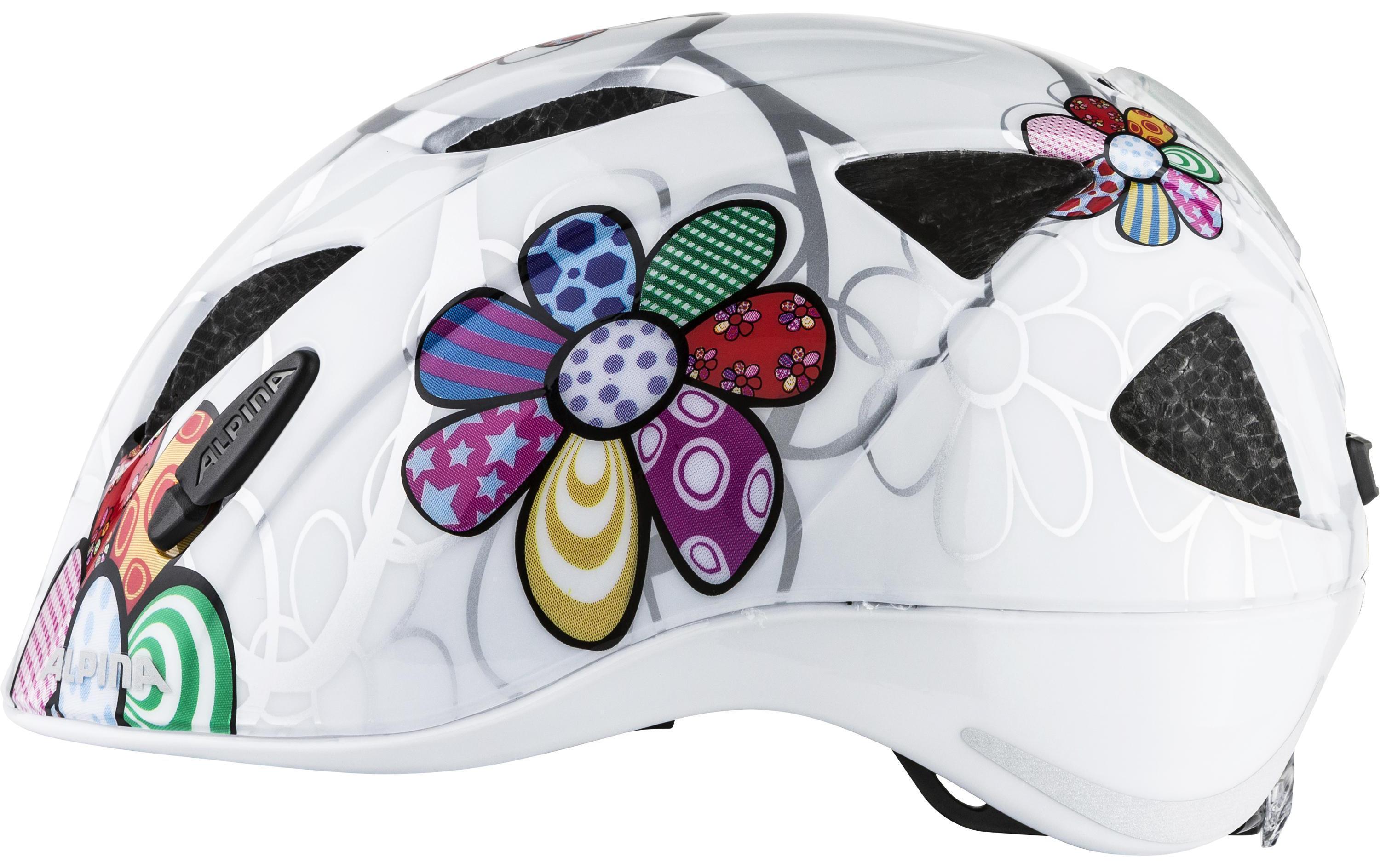 Kinderhelm Ximo Flash White FlowerKinder-Allround Velohelm