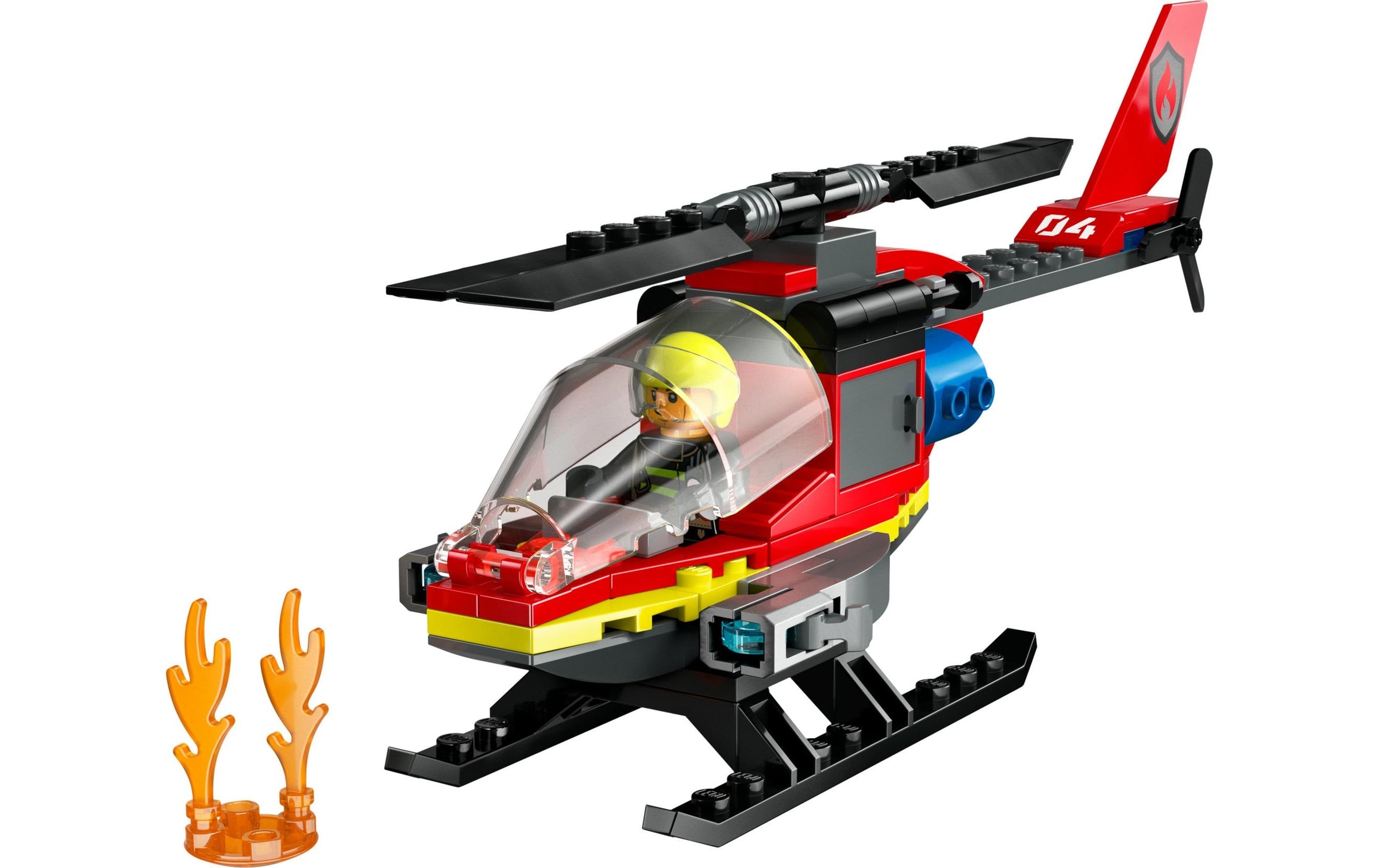 LEGO® Spielbausteine »Feuerwehrhubschrauber 60411«