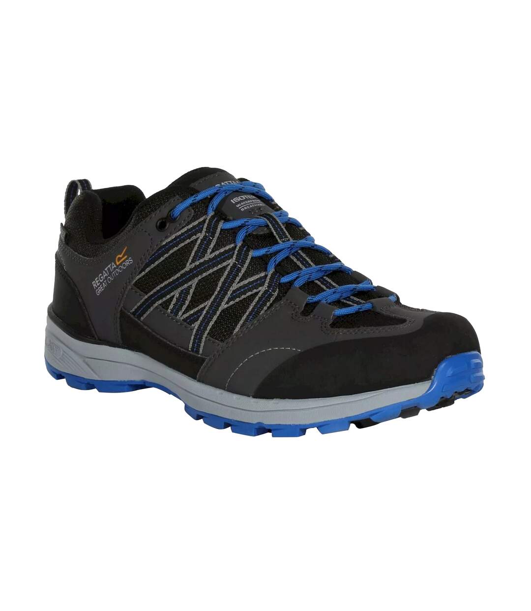 Regatta - Chaussures de randonnée SAMARIS - Homme (Gris foncé / Bleu) - UTRG3276
