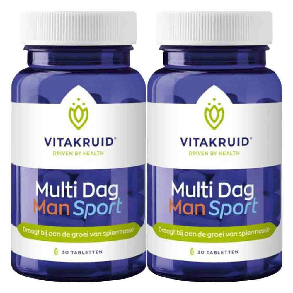 2x Vitakruid Man Sport Multi Dag30 tabletten