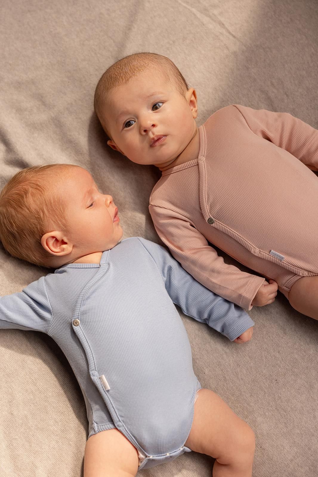 Noppies Newborn Romper Narellan - Blue Fog