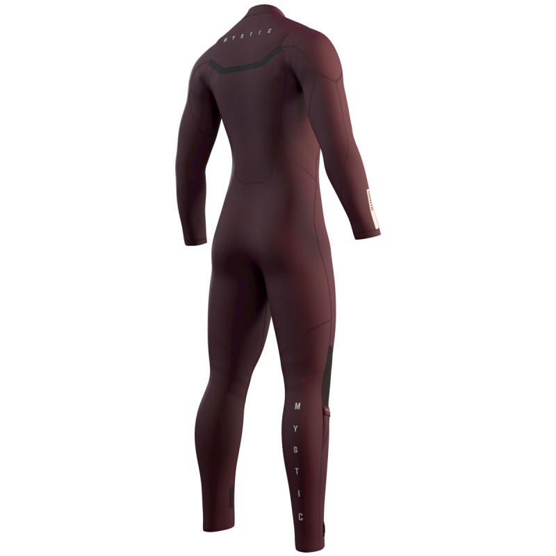 Combinaison Mystic Marshall 5/3mm Front Zip 2021 Merlot - The Corner Shop