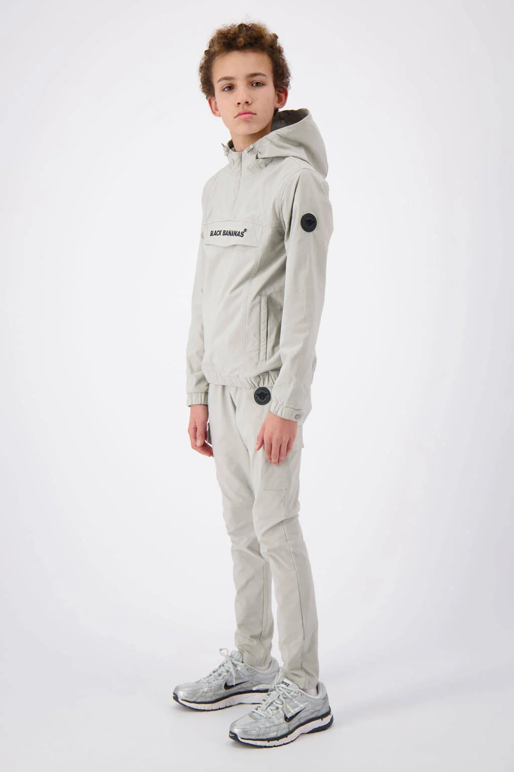 BLACK BANANAS anorak zomer grijs