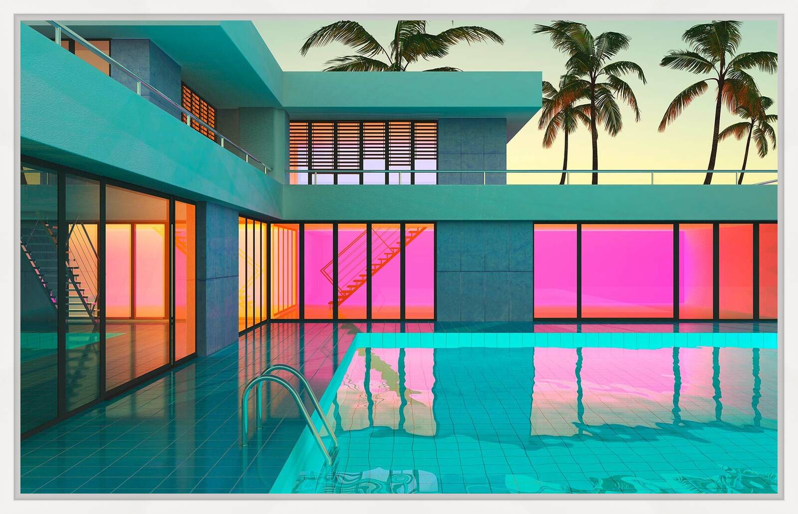 Pool 69 by Carl Miller - Limited Edition. Edition of: 150. Signed.