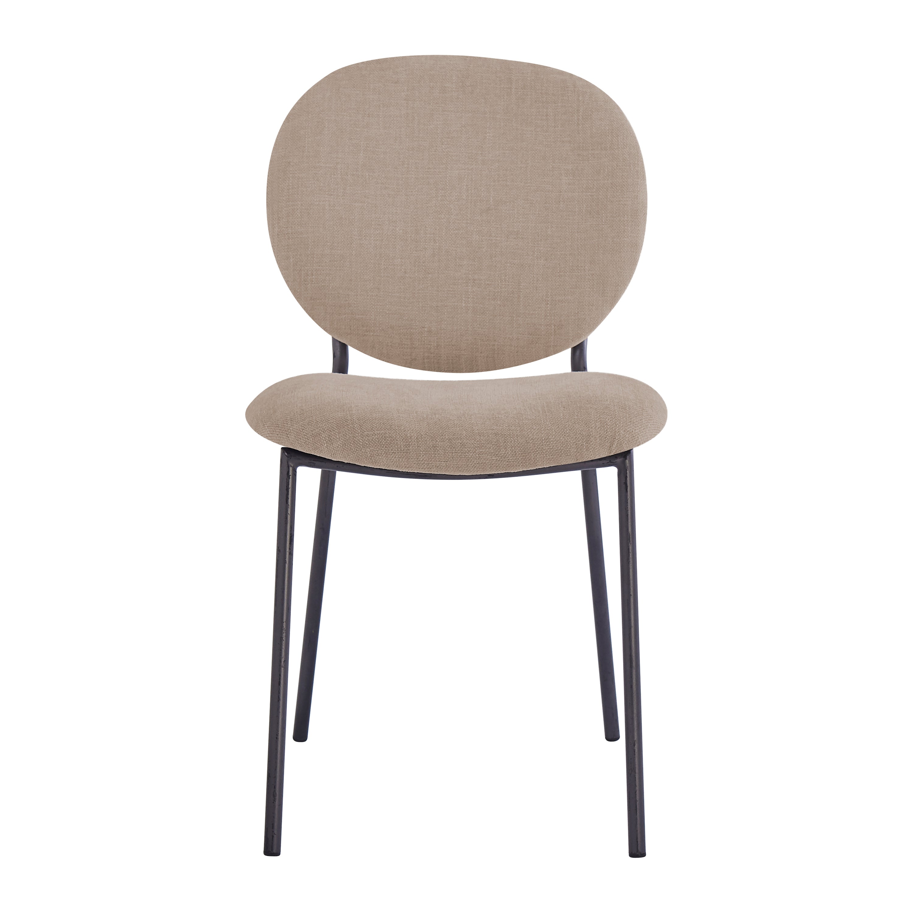 by fonQ Loop Eetkamerstoel Chenille - Taupe