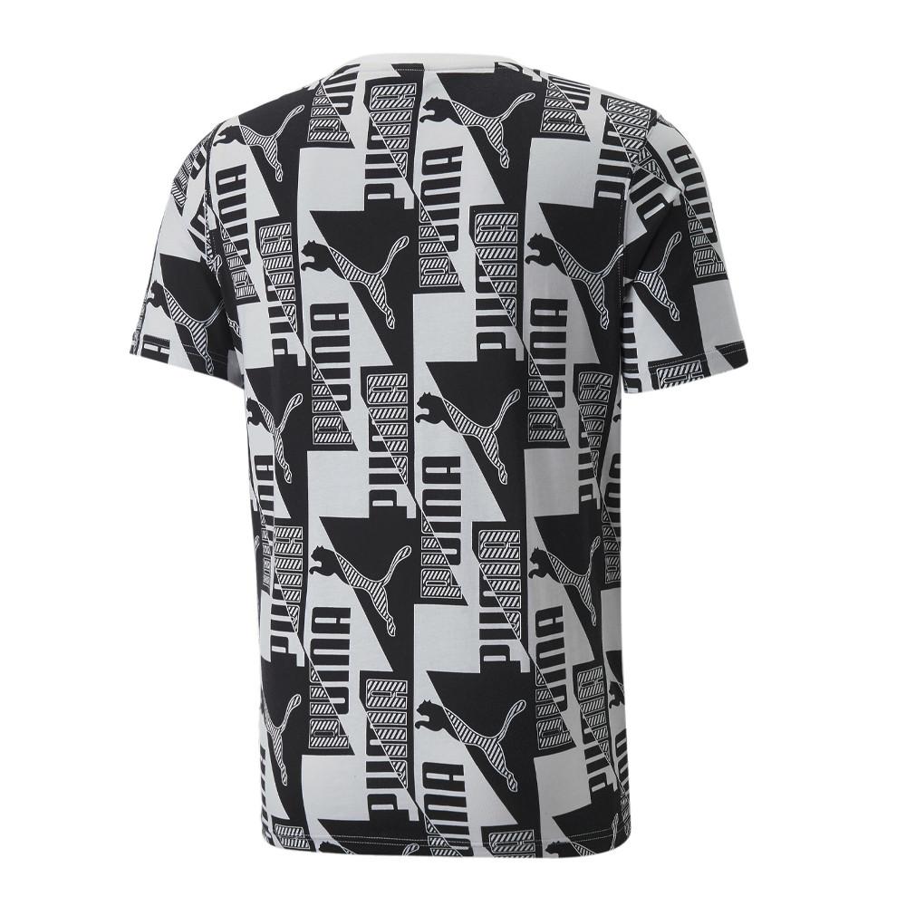 Puma T-shirt Noir à Motifs Homme Puma Power Aop
