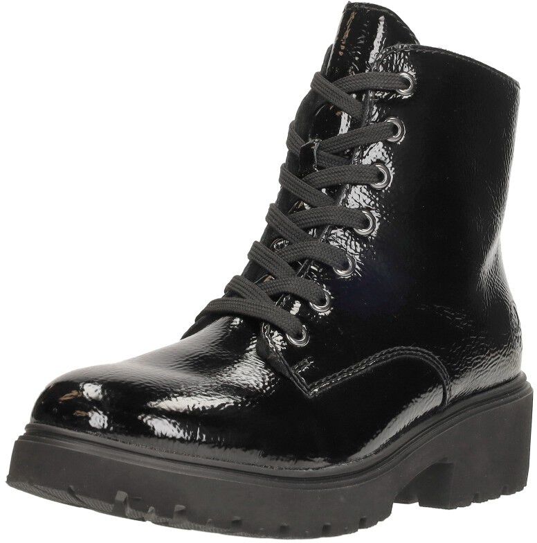 Rieker Veterschoenen Hoog zwart