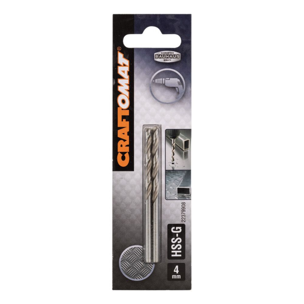 BOR CRAFTOMAT HSS-G 4,0MM 2STK