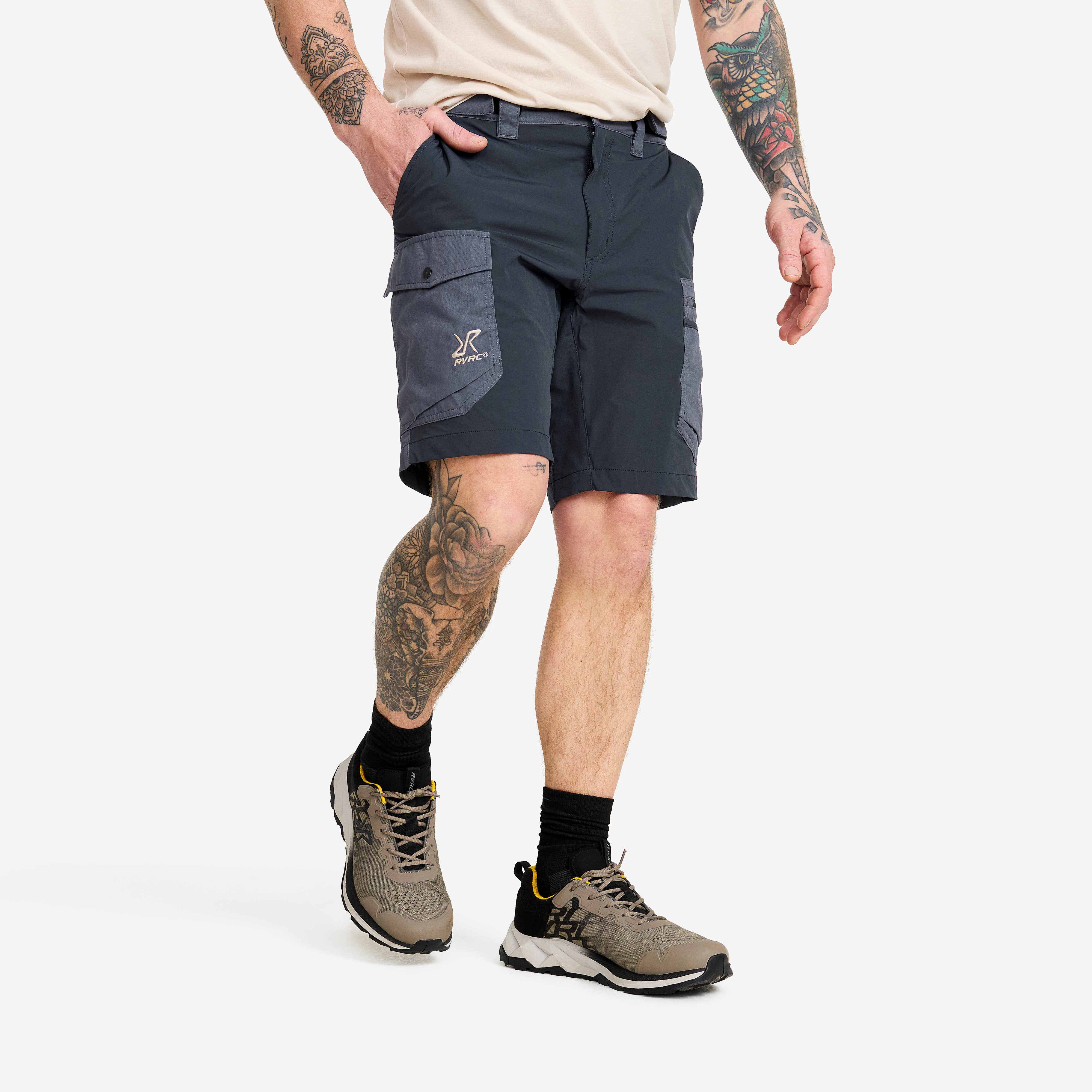 Rambler Lightweight Pro Shorts Herre Turbulence Blue/Blueberry