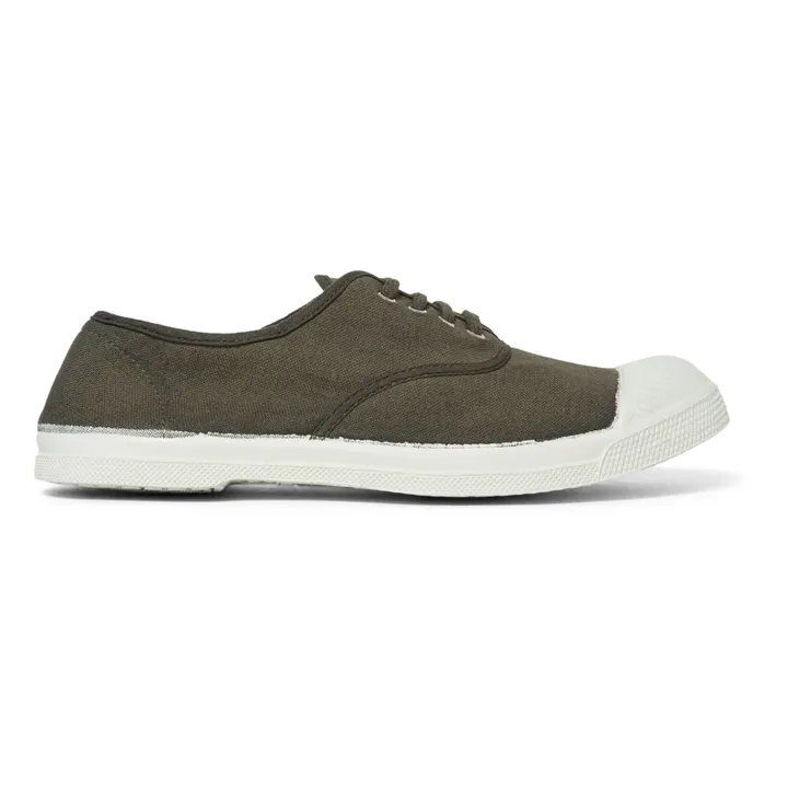 Bensimon Tennis Lacets Vegan - Collection Femme  | Vert kaki