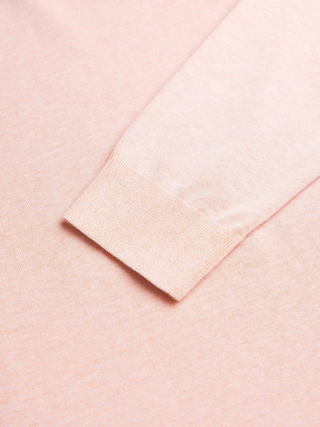 Col rond vanisé Capri orange