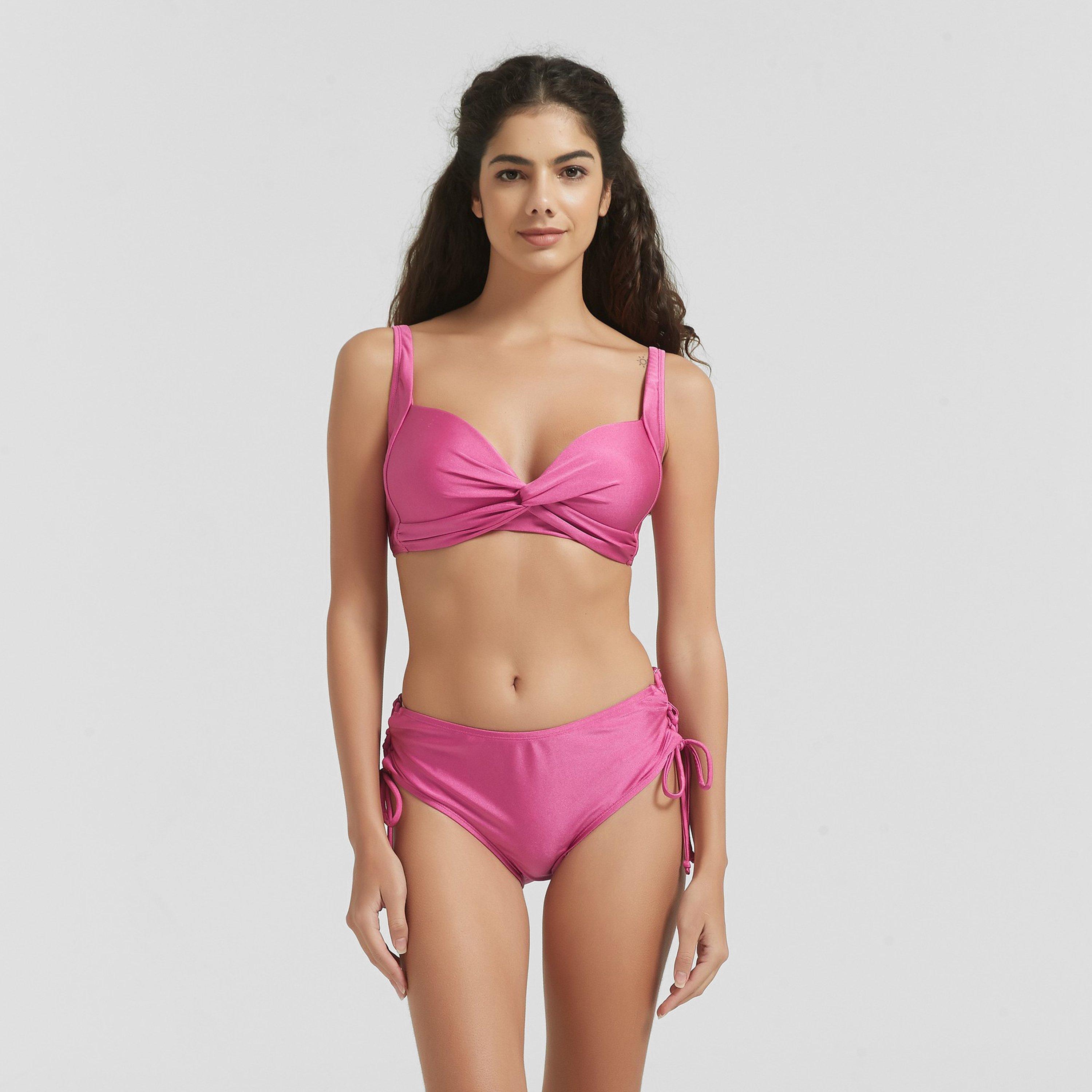 Be You BY Shimmer Plunge Bikni Top