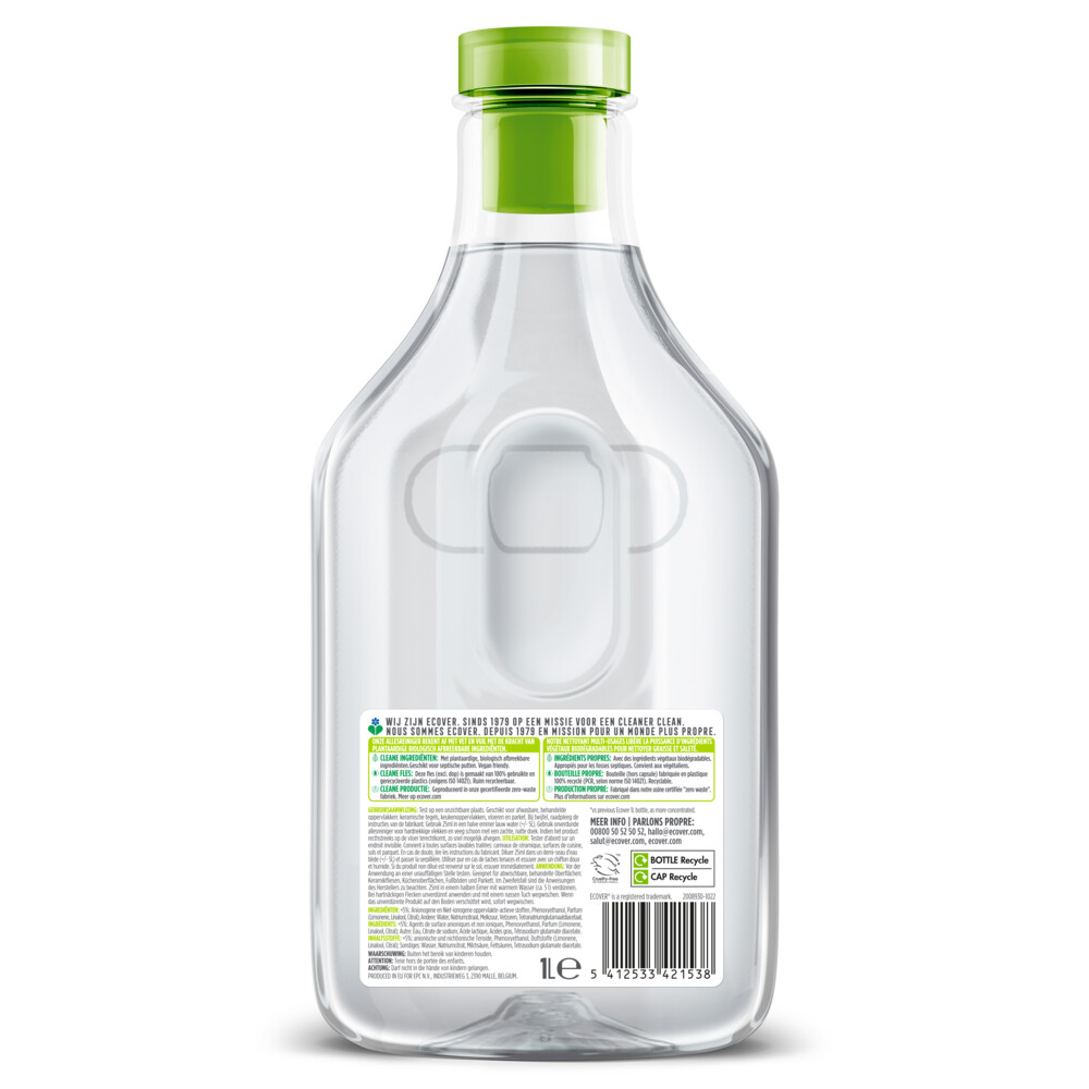 Ecover Allesreiniger Citroengras en Gember1 liter