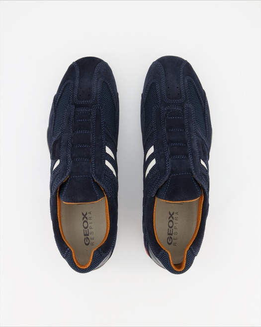 Geox SNAKE L - SCAM. MESH Sneaker in Blau