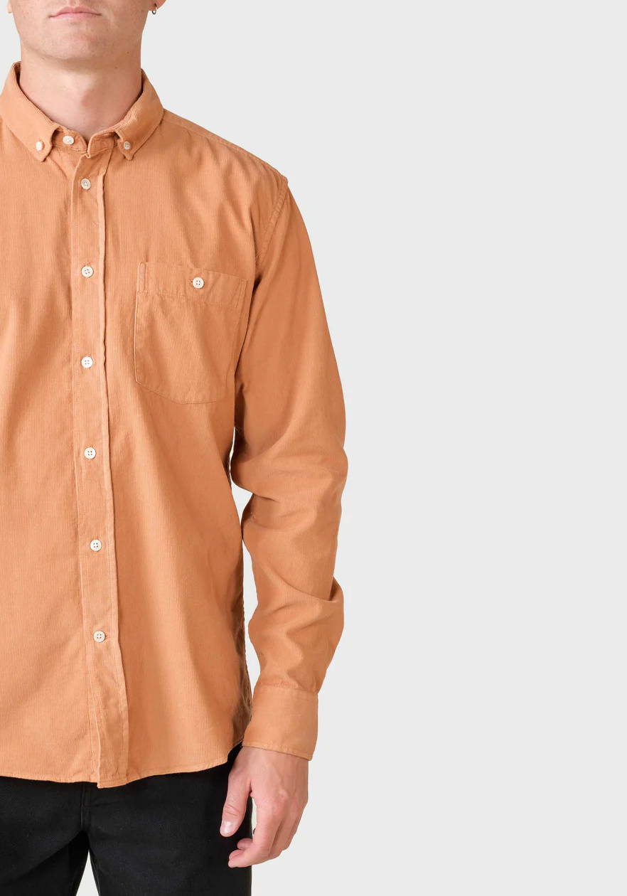 Klitmøller Collective Cord-Hemd Benjamin Corduroy Camel
