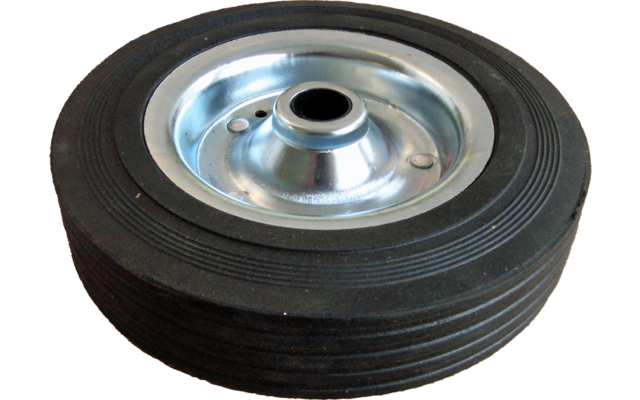 moog Trailerparts Vollgummirad mit Blechfelge für Stützrad