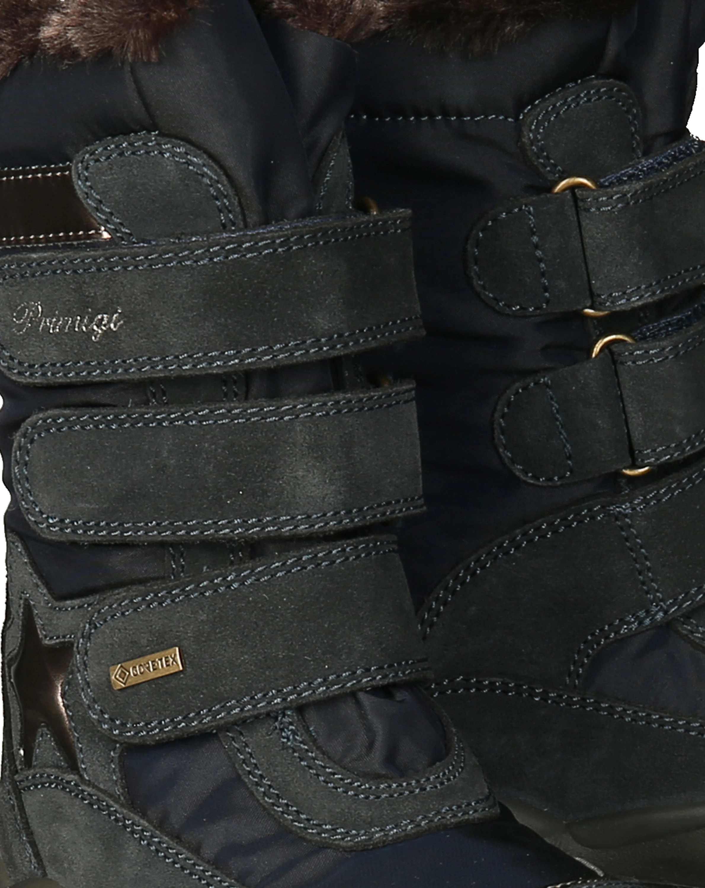Winterstiefel PWIGT STERN gefüttert in nachtblau