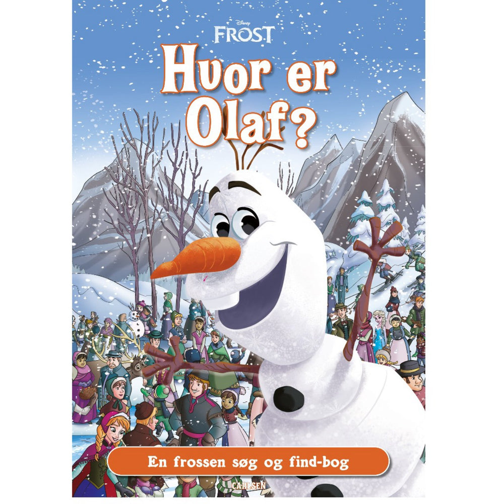 Køb Forlaget Carlsen Hvor er Olaf? En søg og find-Bog Disney