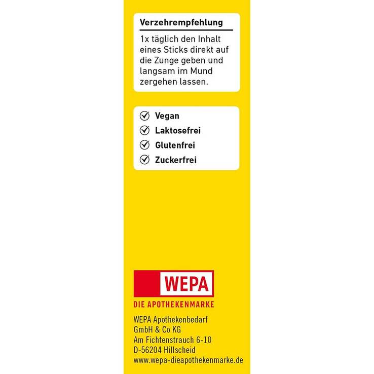 Wepa Magnesium Direkt Sticks, 20 St