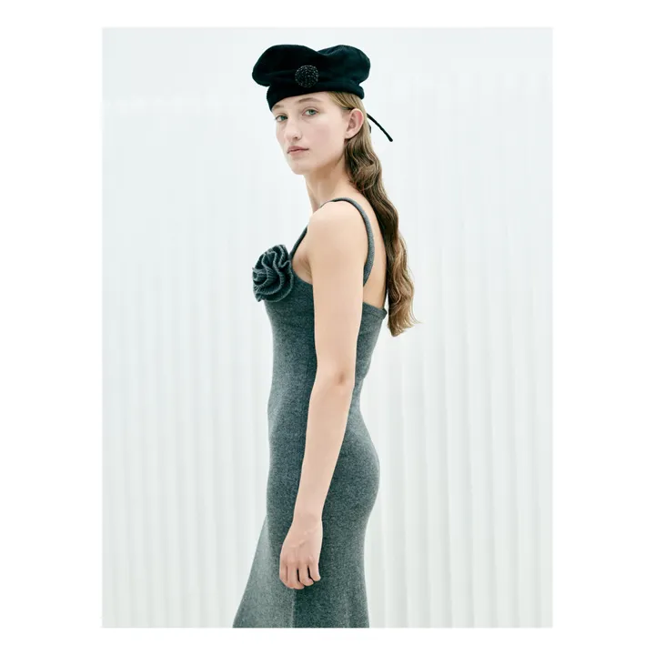The Garment Robe Como Slip Laine | Gris anthracite