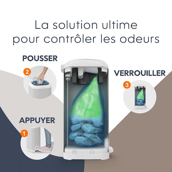 Poubelle à couches select   Gris        de               Diaper Genie