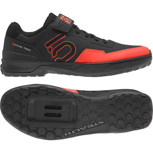 Chaussure VTT automatique FIVE TEN 5.10 KESTREL LACE BLACK/SOLAR RED