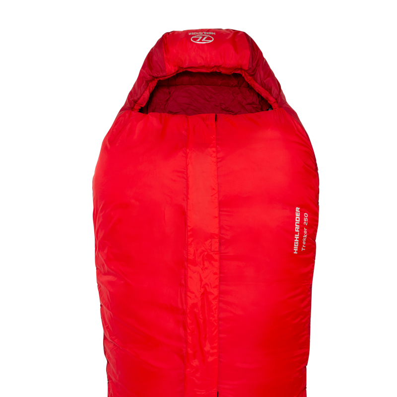 Highlander Trekker 250 mummyslaapzak - Red