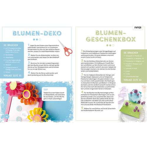 Das Rentner-Bastelbuch. In großer Schrift.