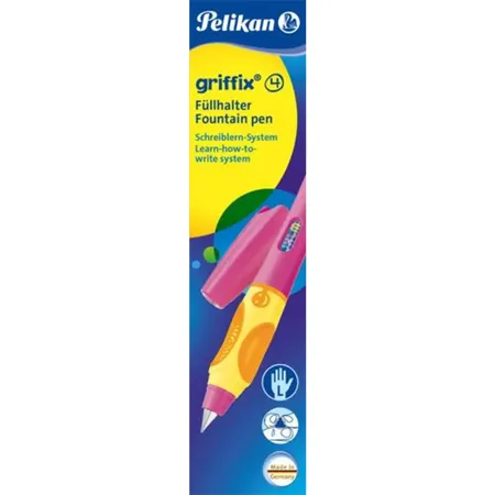 Pelikan griffix® Füller Linkshänder Pink in Faltschachtel