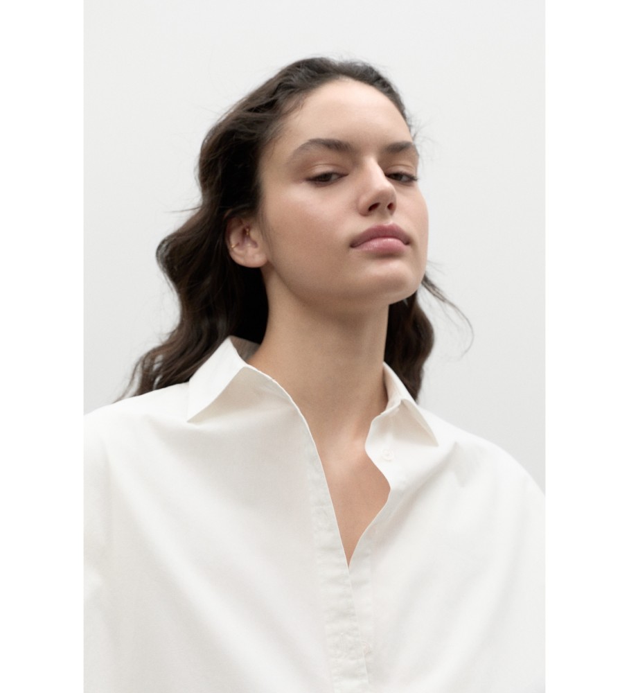Camisa feminina ECOALF Nanaalf, branca