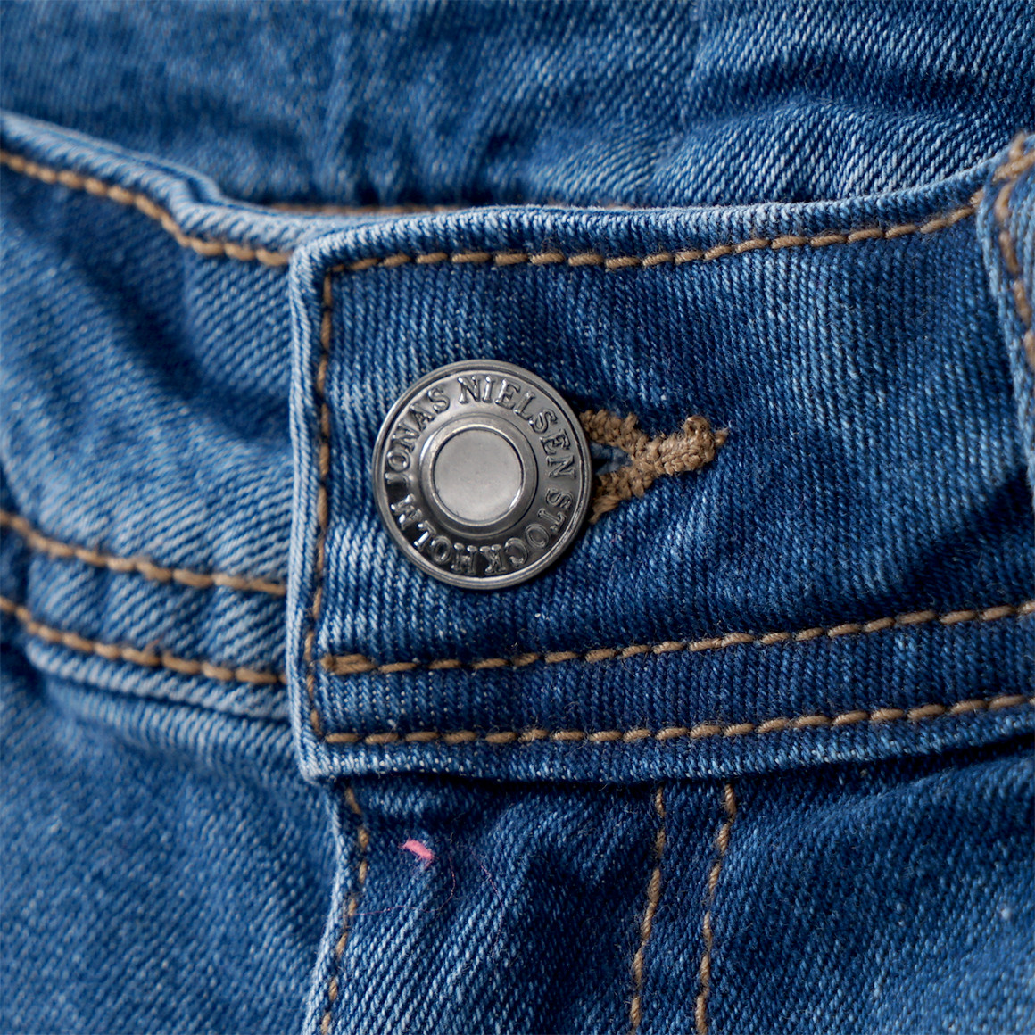 Jonas Nielsen Jungen Jeansshorts im Five-Pocket-Style blau