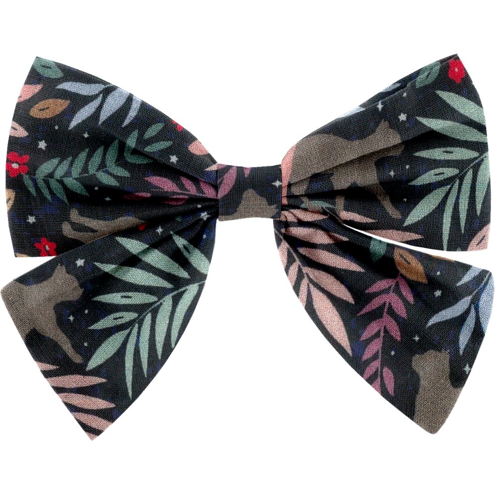 Barrette Noeud Papillon Nuit Féline