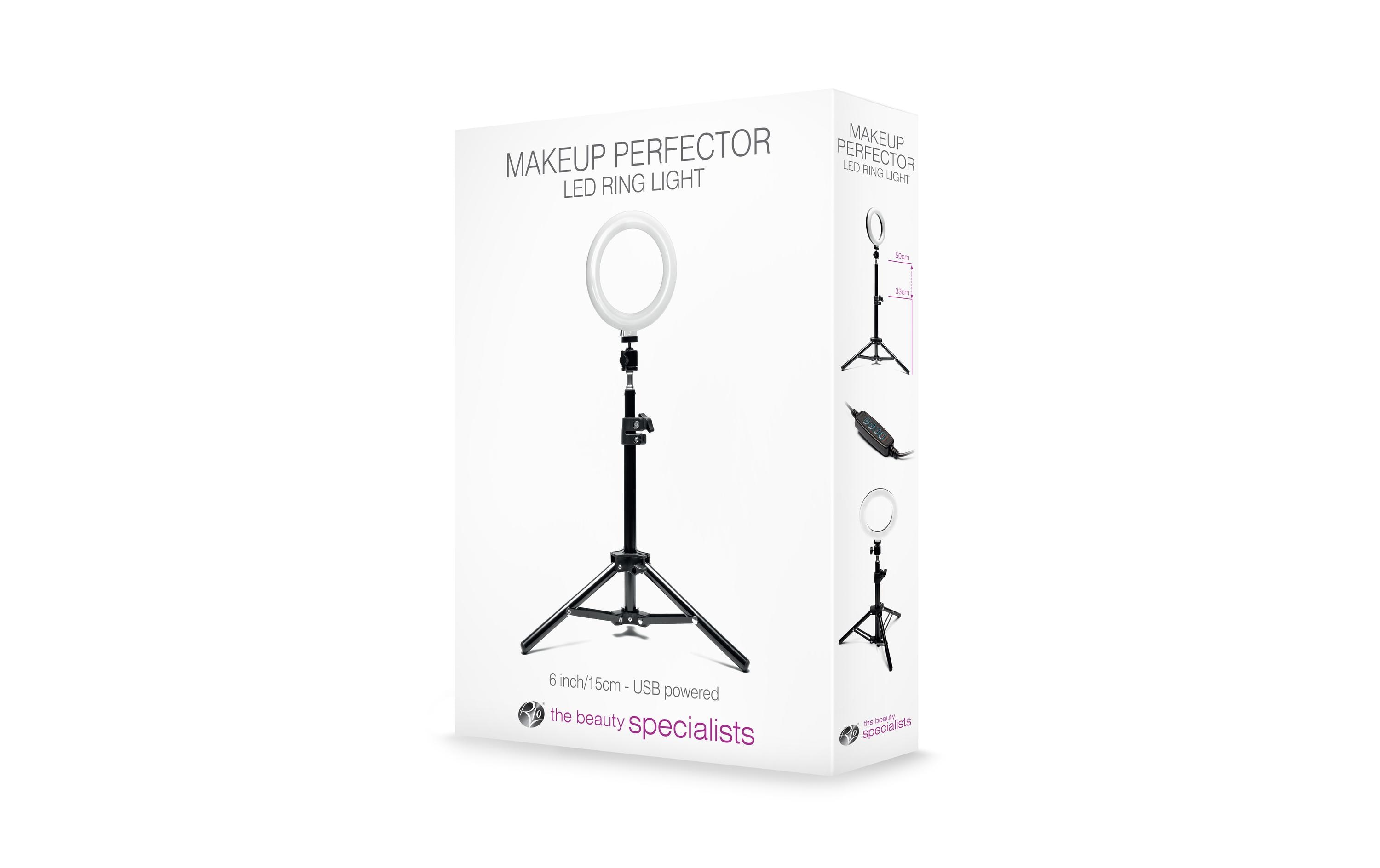 LED Ring Light Make-up Perfector SchwarzRinglicht