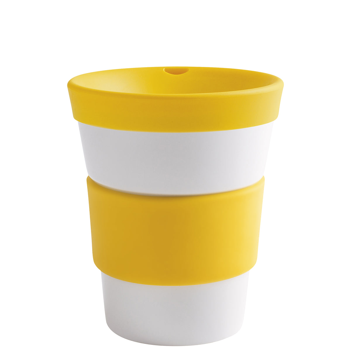 KAHLA cupit Becher 0,35 l + Trinkdeckel sunny yellow