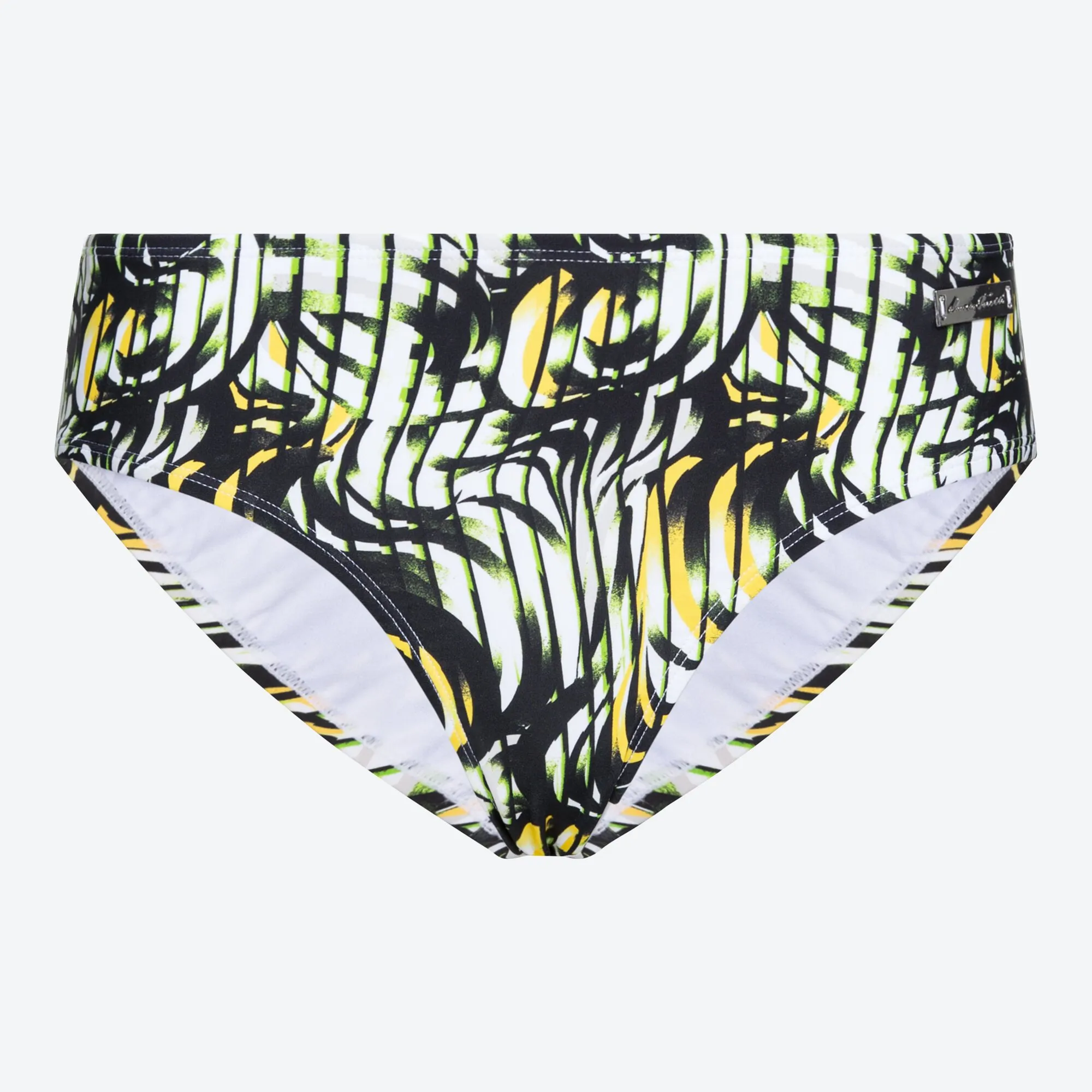 Damen-Bikinihose mit Palmenmuster